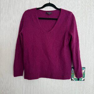 Fuschia Color Cashmere Sweater XL